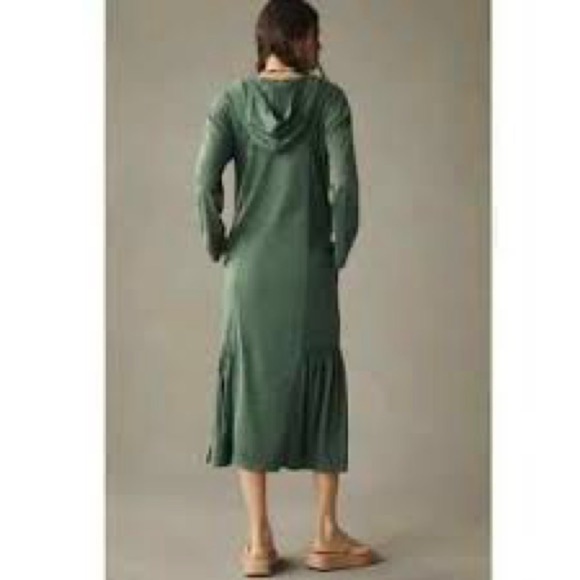 Anthropologie daily practice long sleeve xs oversized hoodie dress - Picture 2 of 11